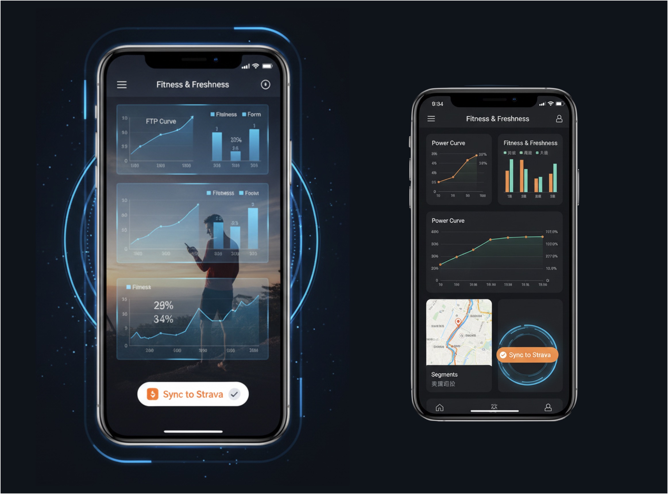Strava 数据同步截图